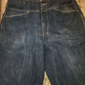 Marithe Francois Girbaud Dark Blue Jean Shorts